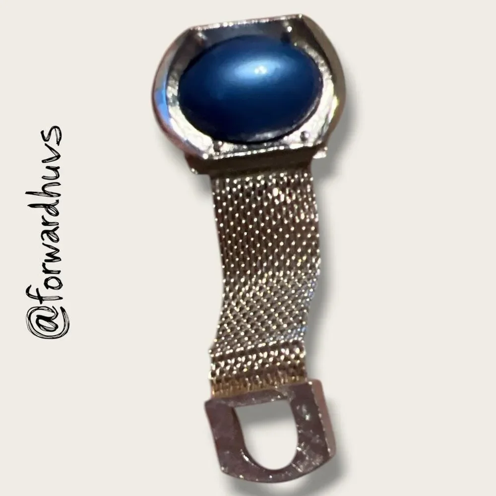 Vintage SWANK Mesh Wrap Around Cufflinks Cuff Link